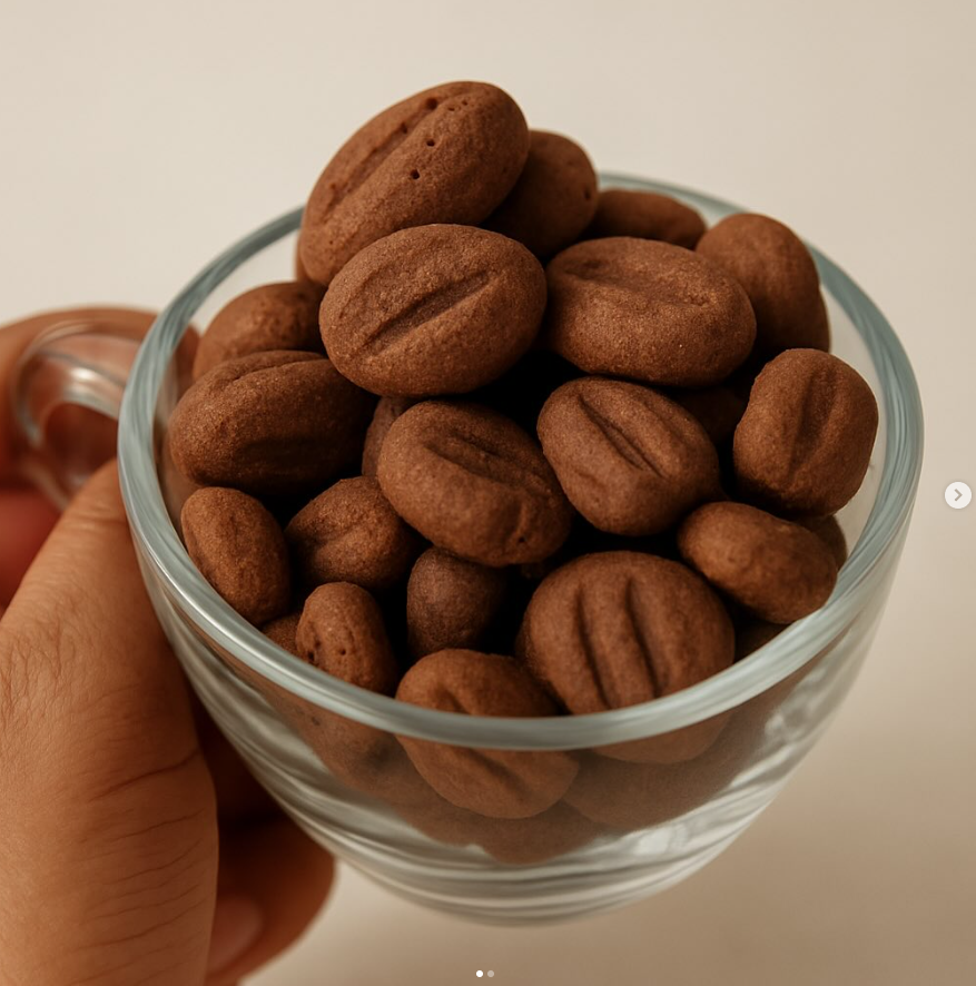 Biscoitos grão de café